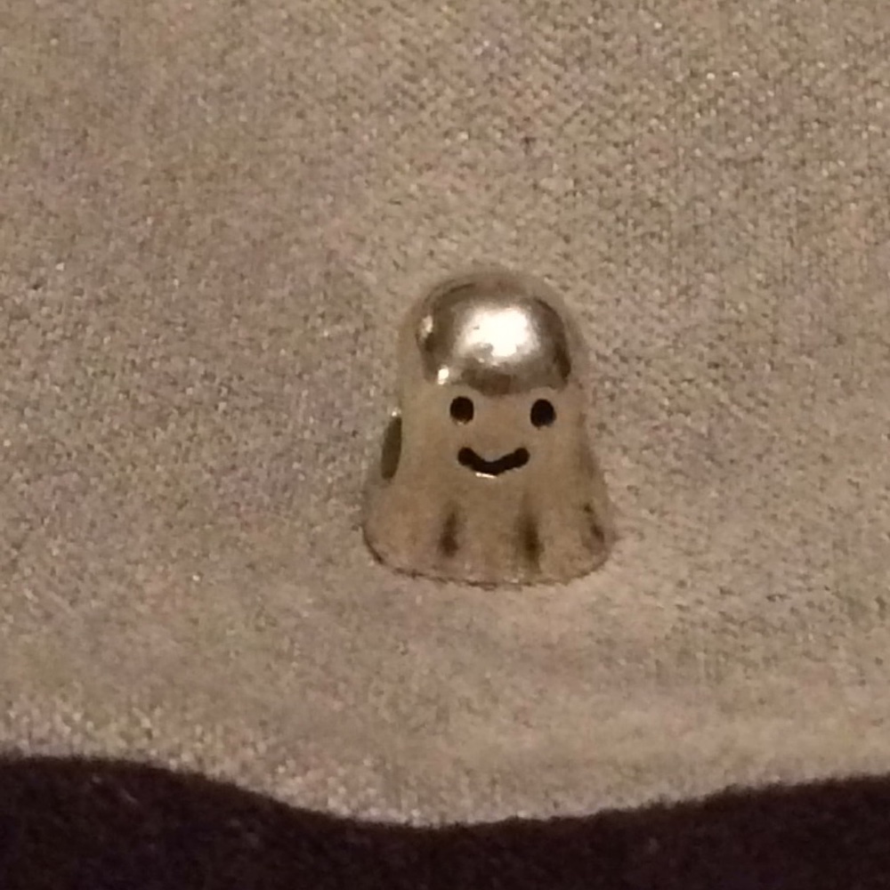 Silver PANDORA Charm Ghost.